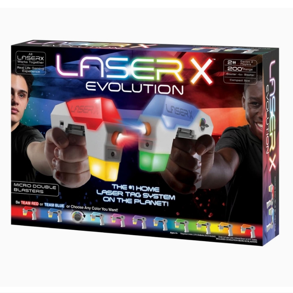 Laser X LaserX Micro B Blasters (2 Pack) Change Dial Multiple Colors